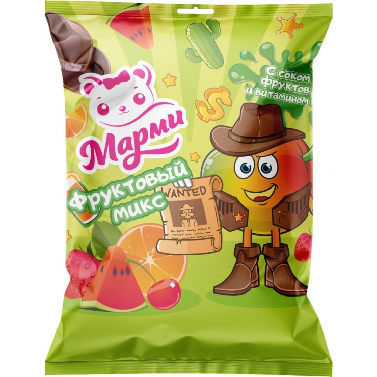 Marmalade chewing jelly in packages 75 g
